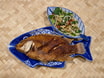 49 Stegt Thailandsk fisk med urter/tilbehør